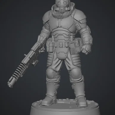 Chiến Binh Súng Dài (Tabletop Long Barrel Warrior)