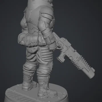 Chiến Binh Súng Dài (Tabletop Long Barrel Warrior)