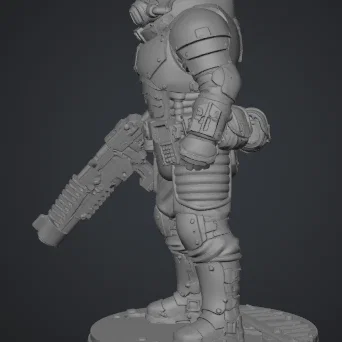 Chiến Binh Súng Dài (Tabletop Long Barrel Warrior)