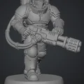 Mô hình Lính bộ binh vũ khí hạng nặng 2 cho Tabletop - Thumbnail 1