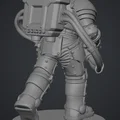 Mô hình Lính bộ binh vũ khí hạng nặng 2 cho Tabletop - Thumbnail 2