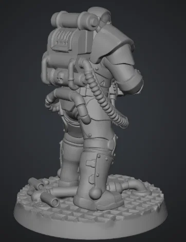 Mô hình lính hạng nặng Tabletop Heavy Weapons Trooper 1 - Image 2