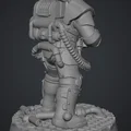 Mô hình lính hạng nặng Tabletop Heavy Weapons Trooper 1 - Thumbnail 2
