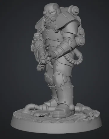 Mô hình lính hạng nặng Tabletop Heavy Weapons Trooper 1 - Image 3