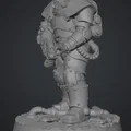 Mô hình lính hạng nặng Tabletop Heavy Weapons Trooper 1 - Thumbnail 3