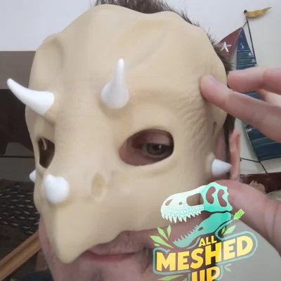 Mặt nạ hóa trang Triceratops