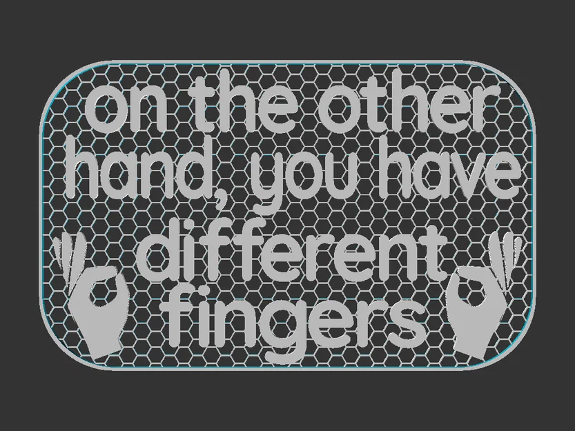 Bảng hiệu "On the Other Hand sign" - Image 3