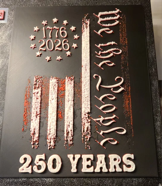 Tranh treo tường 3D kỷ niệm 250 năm America 250 We The People - Image 1