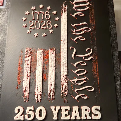Tranh treo tường 3D kỷ niệm 250 năm America 250 We The People