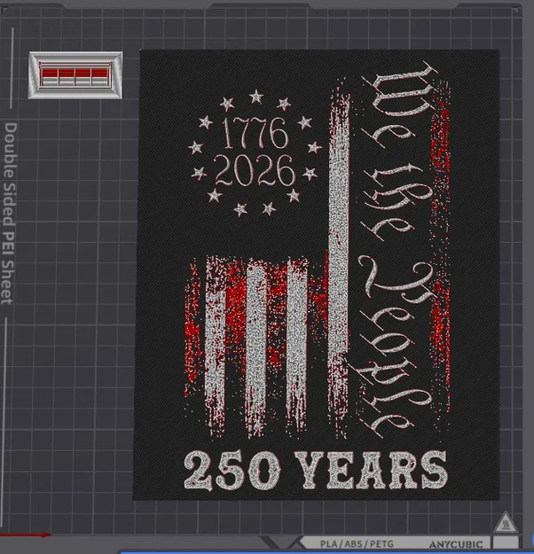 Tranh treo tường 3D kỷ niệm 250 năm America 250 We The People - Image 2
