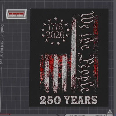 Tranh treo tường 3D kỷ niệm 250 năm America 250 We The People