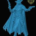 Mô hình Drow Gunslinger cho game nhập vai - Thumbnail 1