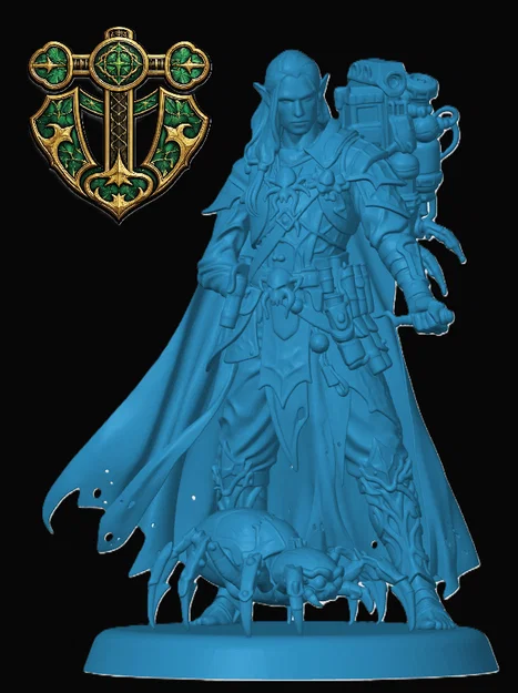 Mô hình Drow Artificer cho game RPG - Image 1
