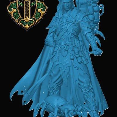 Mô hình Drow Artificer cho game RPG