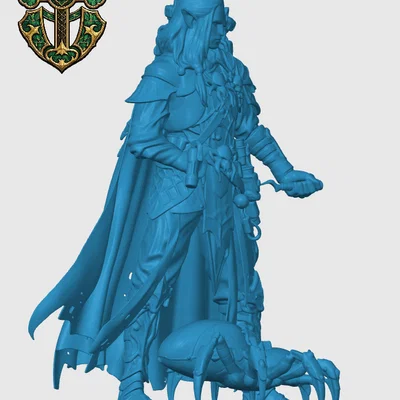 Mô hình Drow Artificer cho game RPG