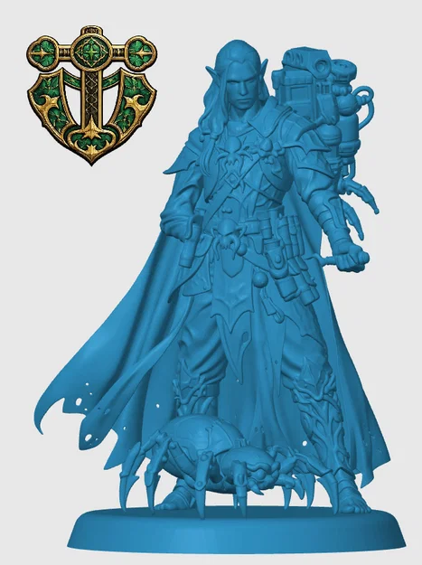 Mô hình Drow Artificer cho game RPG - Image 3