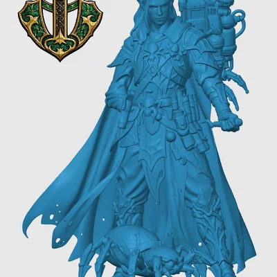 Mô hình Drow Artificer cho game RPG