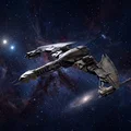 Mô hình tàu chiến phe Klingon D3 từ Star Trek Fleet Command - Thumbnail 1