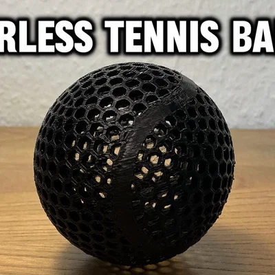 Mô hình quả bóng tennis in 3D không cần hơi (Airless Tennis Ball)