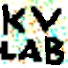 Mô hình biểu tượng trang trí thương hiệu KV LAB tinh tế