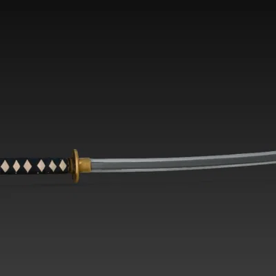Mô hình kiếm Katana Nhật Bản in 3D sắc nét cho Cosplay