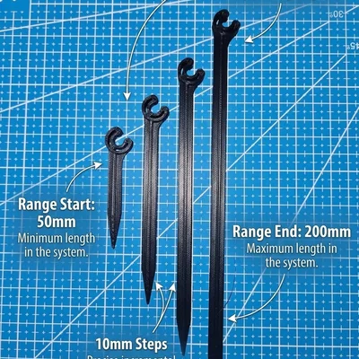Giá đỡ ống Gardena Micro-Drip 4,6mm nhiều kích thước