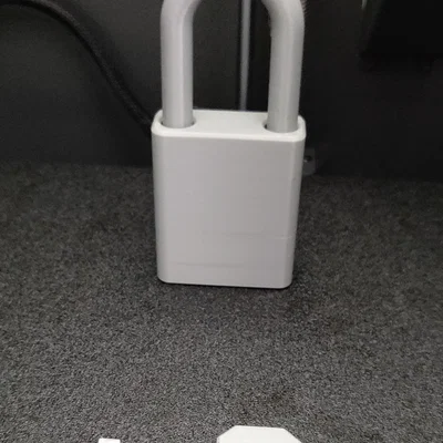 Ổ khóa (Print-In-Place) kèm chìa hoạt động thật