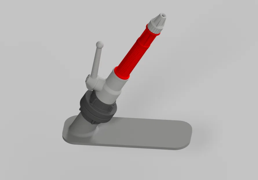 Mô hình lăng phun nước chữa cháy 3D sắc nét cho người đam mê kỹ thuật - Image 2