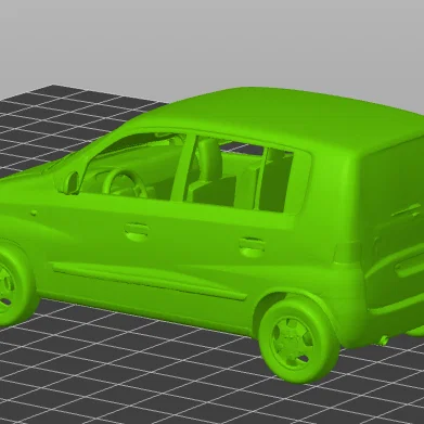 Mô hình 3D xe Hyundai Atos 1997 chi tiết cho người đam mê ô tô