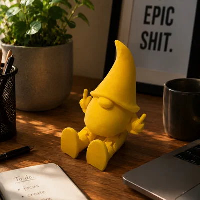 Mô hình chú lùn Garden Gnome cực chất - File in 3D độc lạ