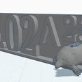 Bảng hiệu trang trí kỷ niệm ngày Mol (Mole Day Plaque) 3D - Thumbnail 2