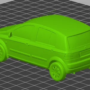 Mô hình 3D xe Hyundai Getz (2006) để bàn tinh tế