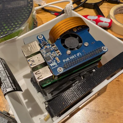 Bộ standoff/spacer in 3D cho Pimoroni NVME Base & Waveshare POE hat trên Raspberry Pi 5