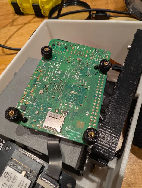Bộ standoff/spacer in 3D cho Pimoroni NVME Base & Waveshare POE hat trên Raspberry Pi 5 - Image 3