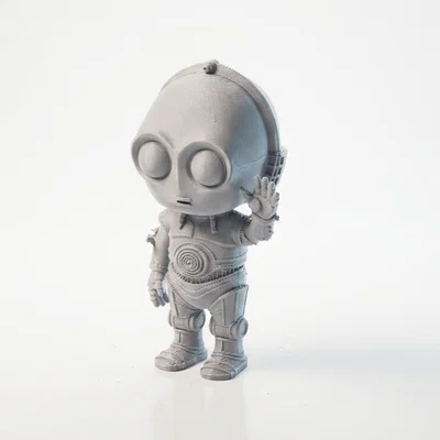 Mô hình bust C-3PO Star Wars in 3D