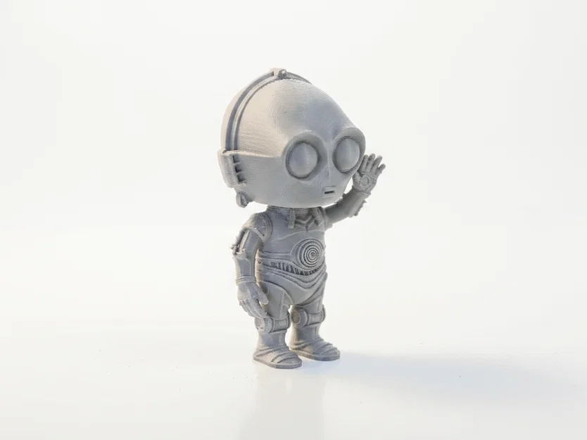 Mô hình bust C-3PO Star Wars in 3D - Image 2