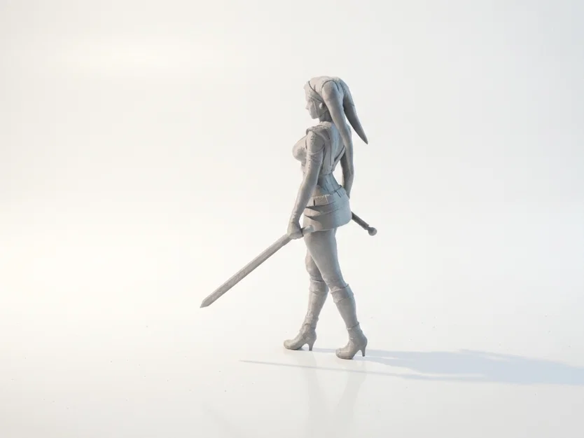 Mô hình Aayla Secura Star Wars - Mẫu in 3D chất lượng cao - Image 4