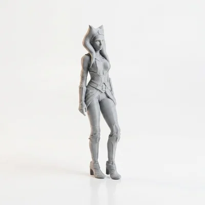 Mô hình Ahsoka Tano - Figure Star Wars in 3D