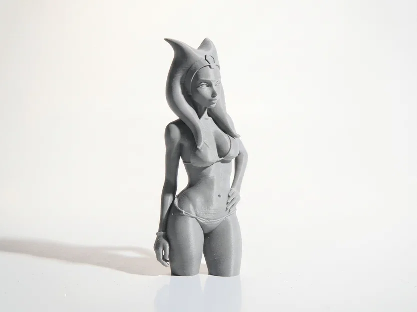 Mô hình tượng bán thân Ahsoka Tano - Star Wars 3D Printable - Image 2