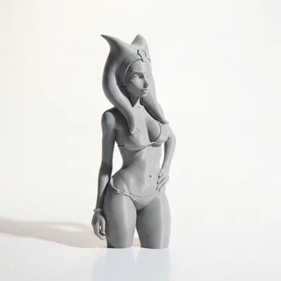 Mô hình tượng bán thân Ahsoka Tano - Star Wars 3D Printable
