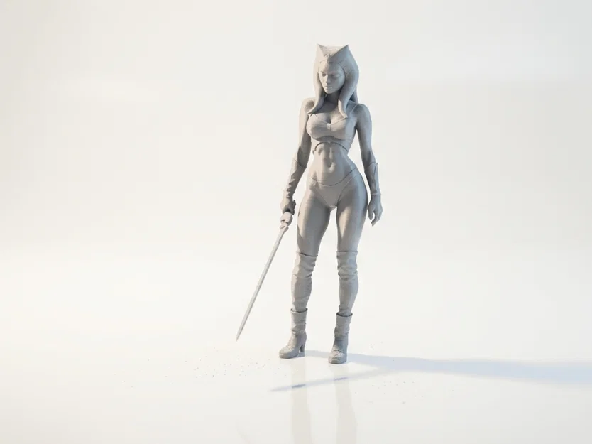 Mô hình 3D in Ahsoka - Tượng sưu tầm Star Wars - Image 1