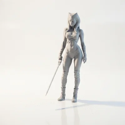 Mô hình 3D in Ahsoka - Tượng sưu tầm Star Wars