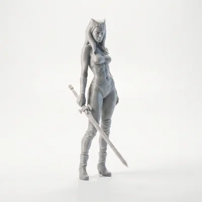 Mô hình 3D in Ahsoka - Tượng sưu tầm Star Wars