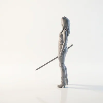 Mô hình 3D in Ahsoka - Tượng sưu tầm Star Wars