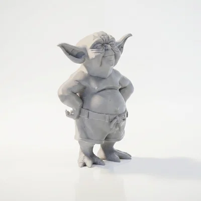 Mô hình Yoda đi biển - Tượng 3D in Star Wars cực chất