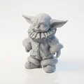 Mô hình đầu lâu Clown Grogu Star Wars in 3D - Thumbnail 1