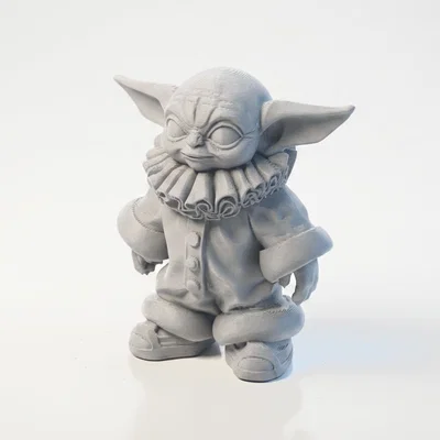 Mô hình đầu lâu Clown Grogu Star Wars in 3D