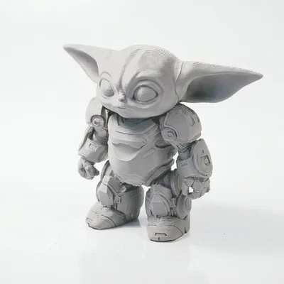 Mô hình 3D Grogu Cyborg Star Wars - Thiết kế in 3D ấn tượng