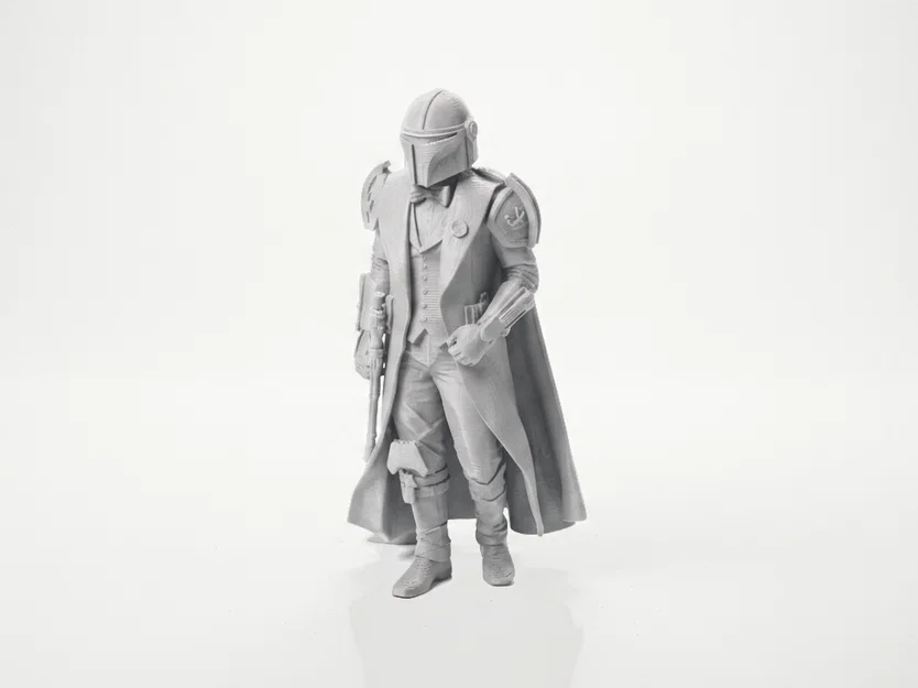 Mô hình Dapper Mandalorian - Tượng Star Wars in 3D - Image 1
