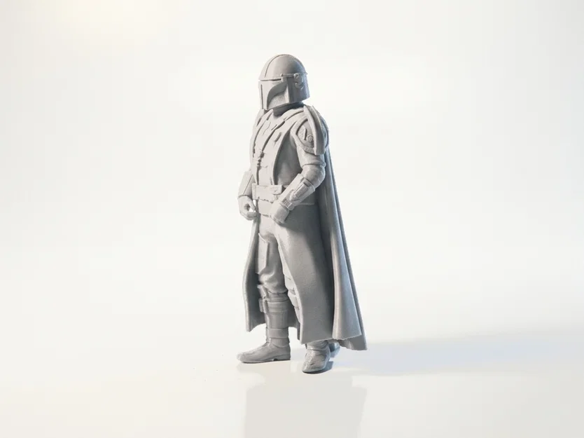 Mô hình Dapper Mandalorian - Tượng Star Wars in 3D - Image 4